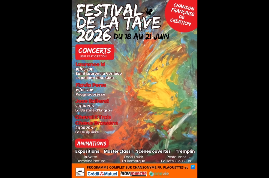 Festival de la Tave class= actu-5 Festival de la Tave